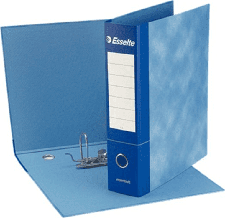 Esselte - Registratori G75 Essential dorso 8 Blu