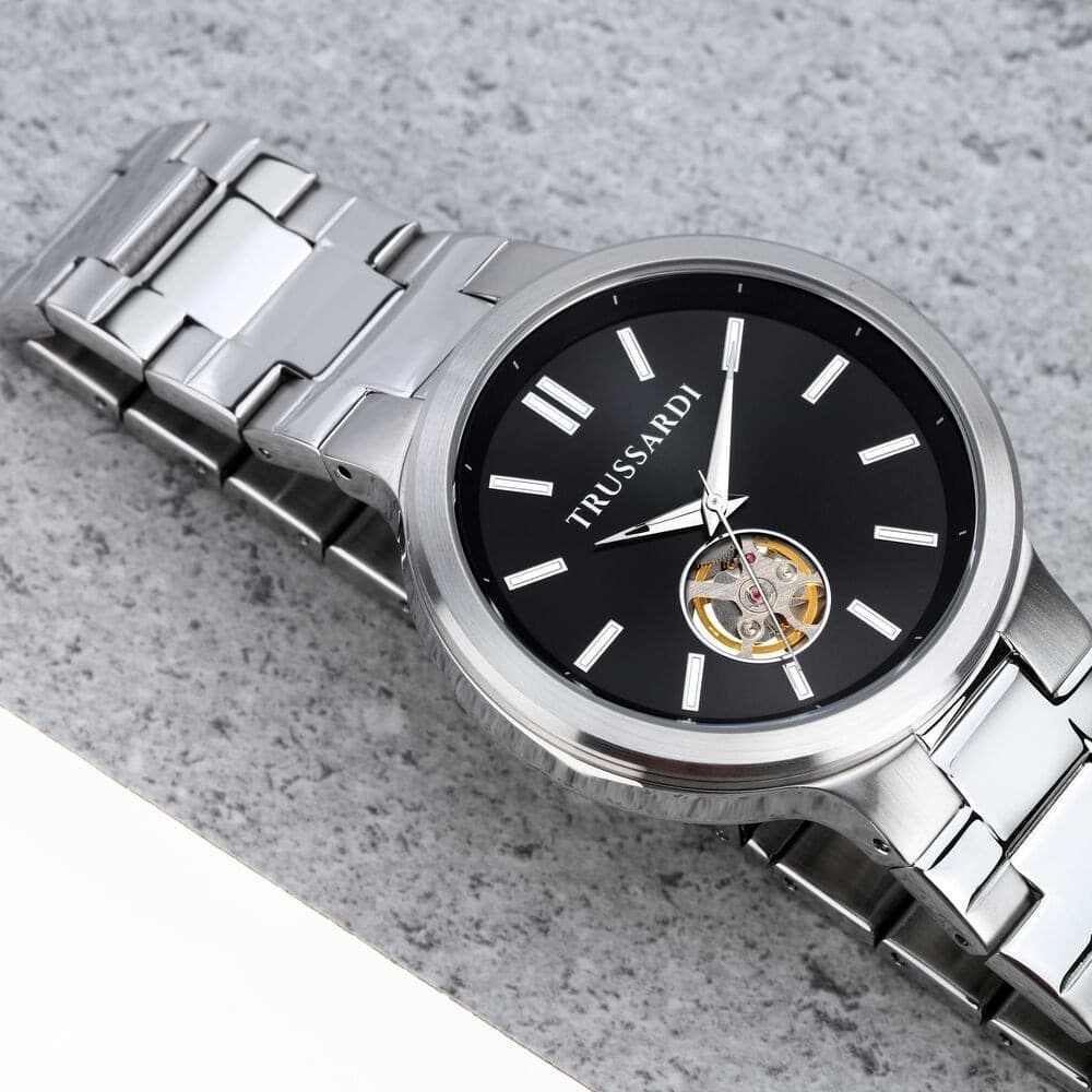 Trussardi Loud – Orologio Uomo Automatico Acciaio Nero (R2423164001) - 6