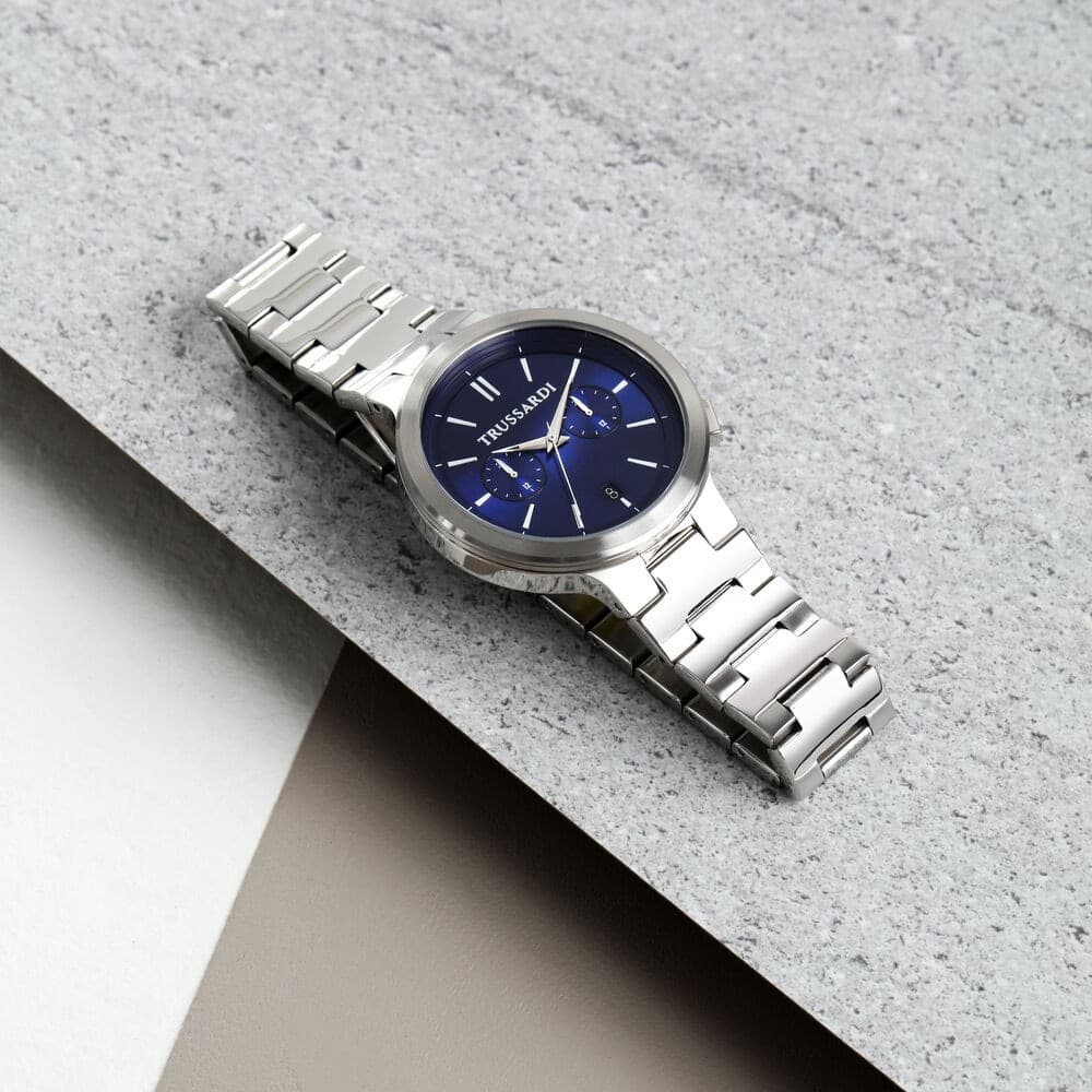 Trussardi Loud – Orologio Uomo Acciaio Blu Multifunzione (R2453164004) - 5