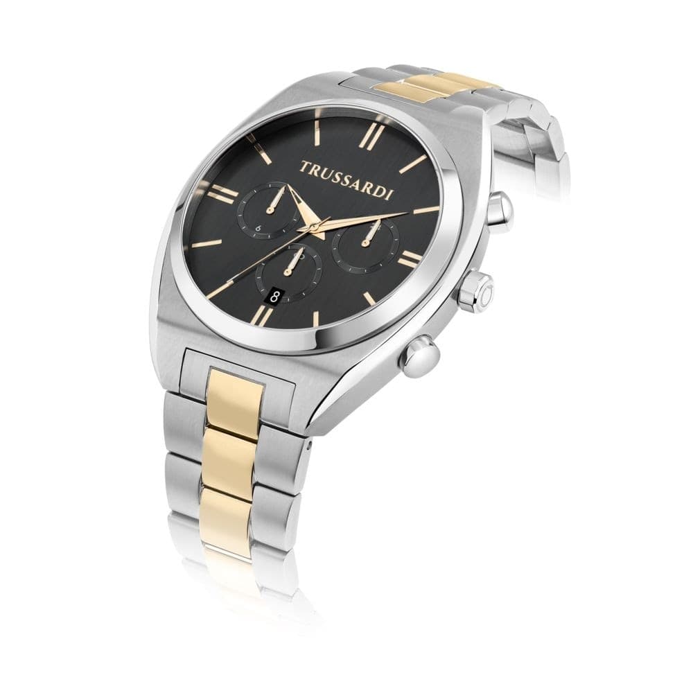 Trussardi Metropolitan – Orologio Uomo Multifunz. Nero Silver (R2453159009) - 2