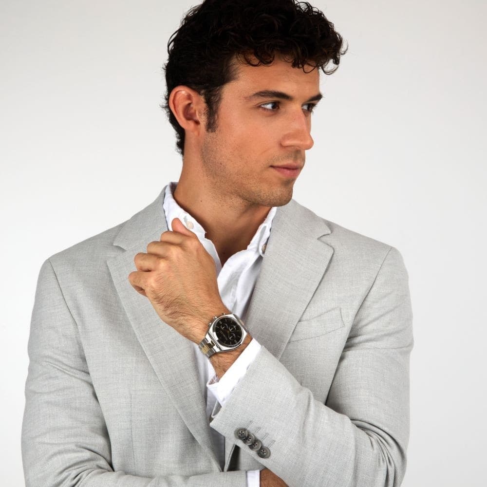 Trussardi Metropolitan – Orologio Uomo Multifunz. Nero Silver (R2453159009) - 5