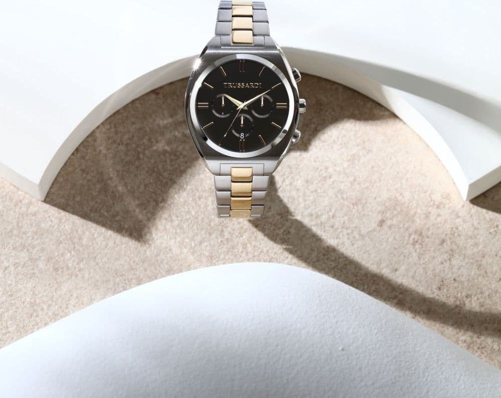 Trussardi Metropolitan – Orologio Uomo Multifunz. Nero Silver (R2453159009) - 6