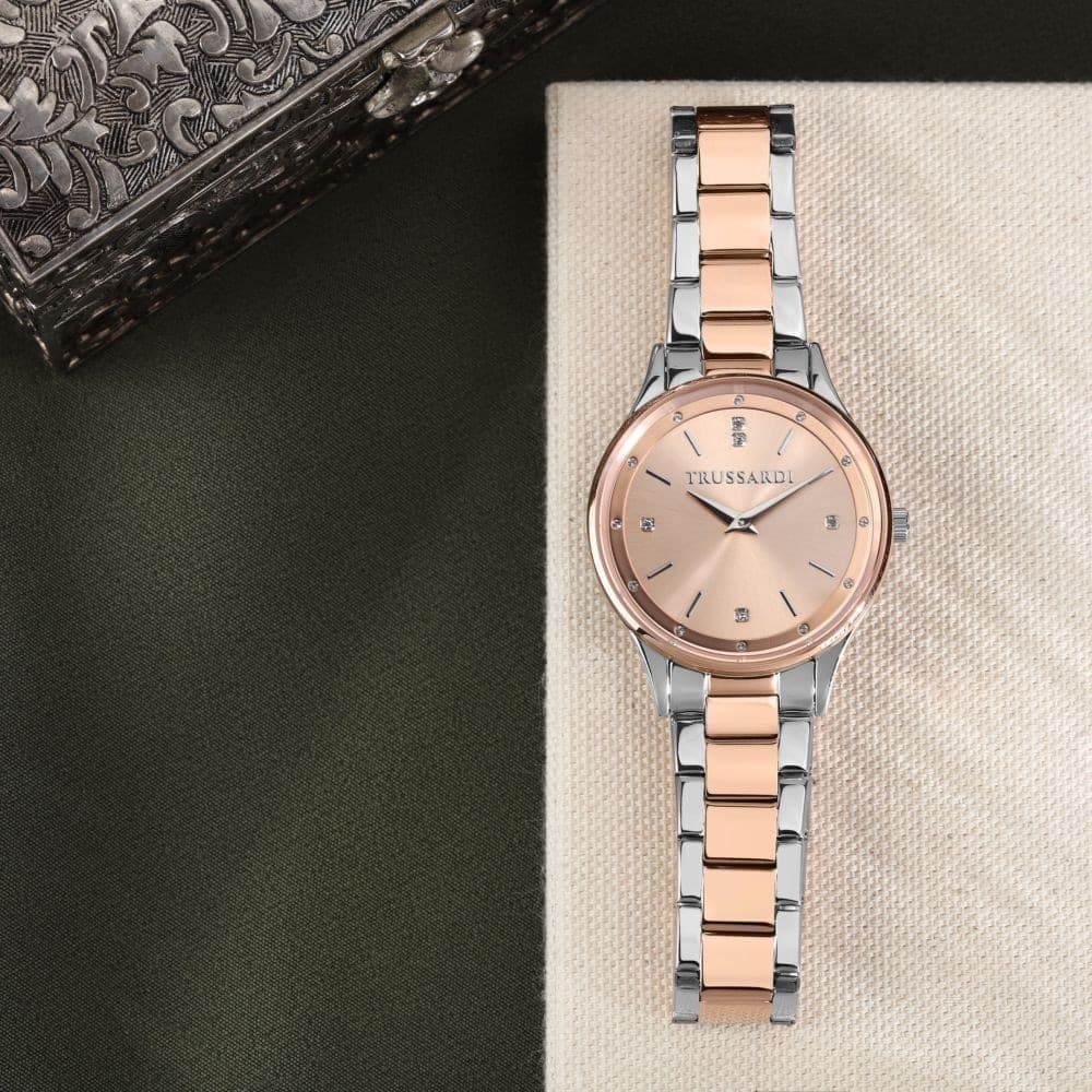 Trussardi T-Star – Orologio Donna Bicolore Silver/Rose (R2453152511) - 6
