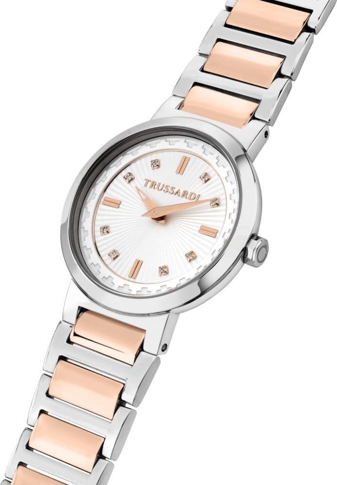 Trussardi T-Bridge – Orologio Donna Bicolore Silver Rose Gold (R2453171505) - 2