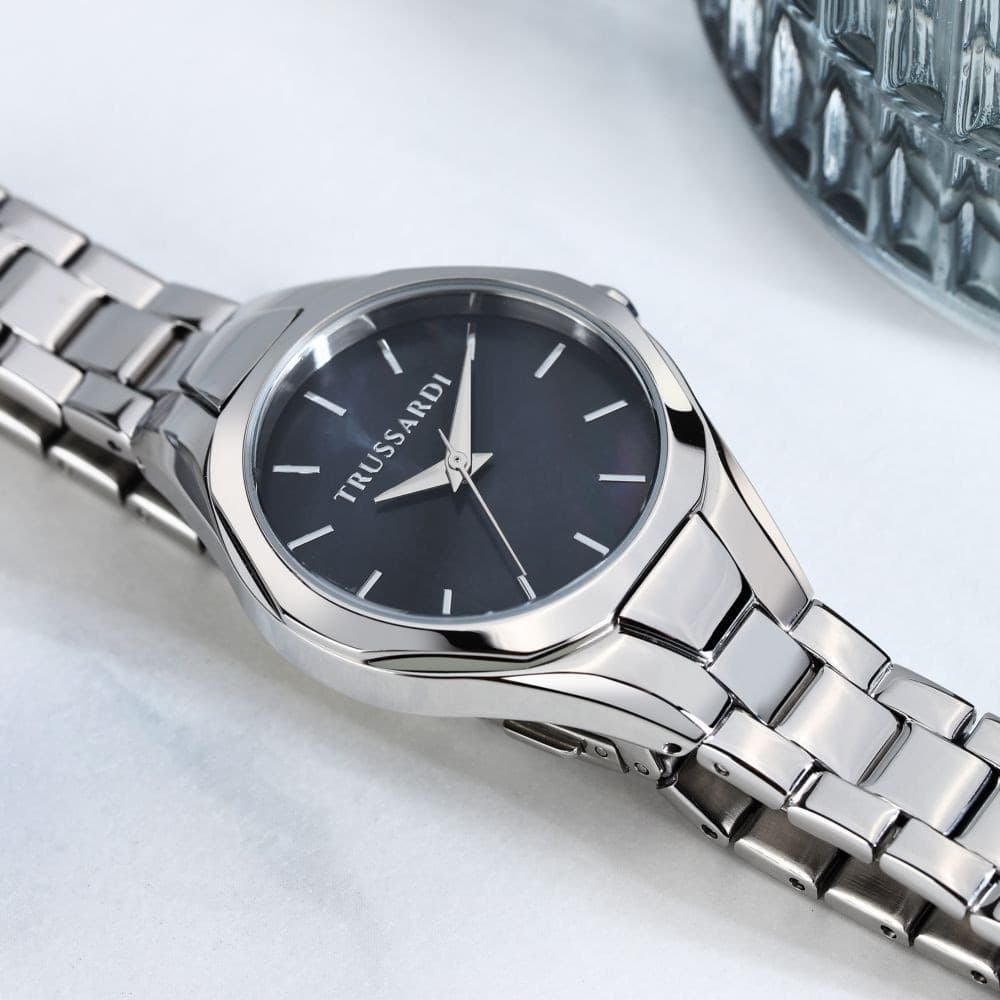 Trussardi Metropolitan – Orologio Donna Silver Quadrante Nero (R2453157511) - 5