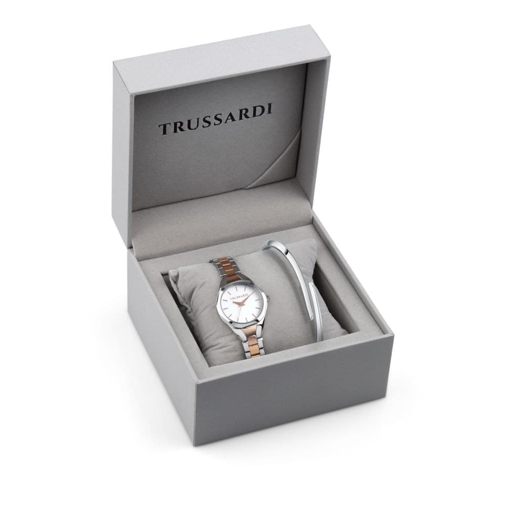 Trussardi Metropolitan – Orologio Donna Silver e Rose Gold (R2453159503) - 5