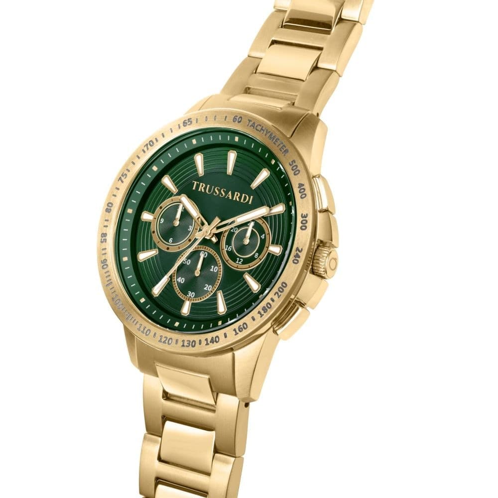 Orologio Trussardi T-Hawk Uomo Cronografo Verde (R2453153001) - 2