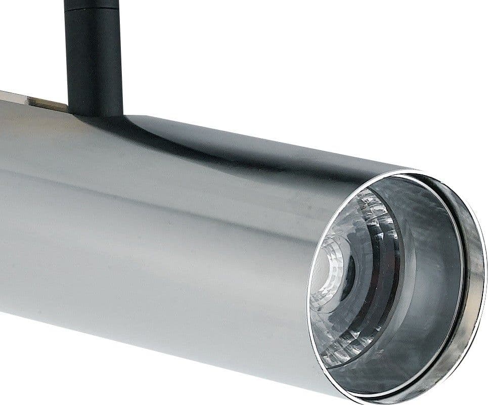 Faretto per binario orientabile a led in alluminio cromo A+ Luce calda 7 W - 3