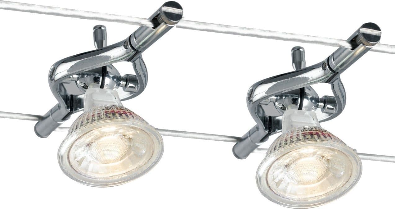 Sistema Cavi tesi METRO per applicazione led illuminazione da soffitto lampade appese 10 mt - 5