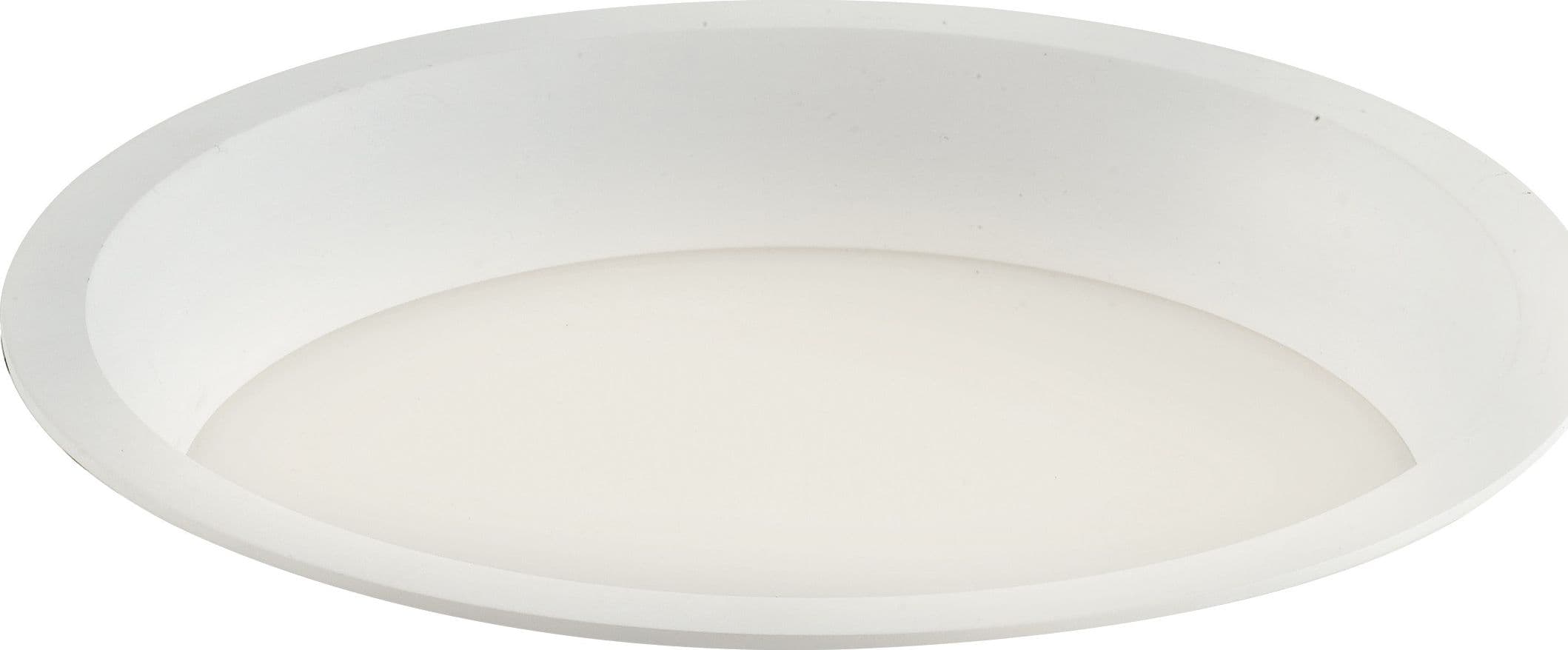 Lampada da incasso tonda in alluminio bianca pressofuso con Led  SMD integrato 5000K- 1600Lm18W - 3