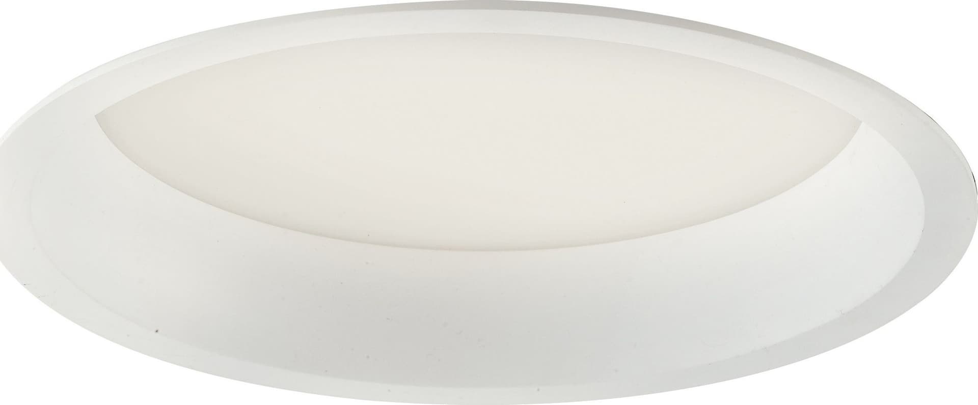 Lampada da incasso tonda in alluminio bianca pressofuso con Led  SMD integrato 4000K- 1550Lm18W - 2