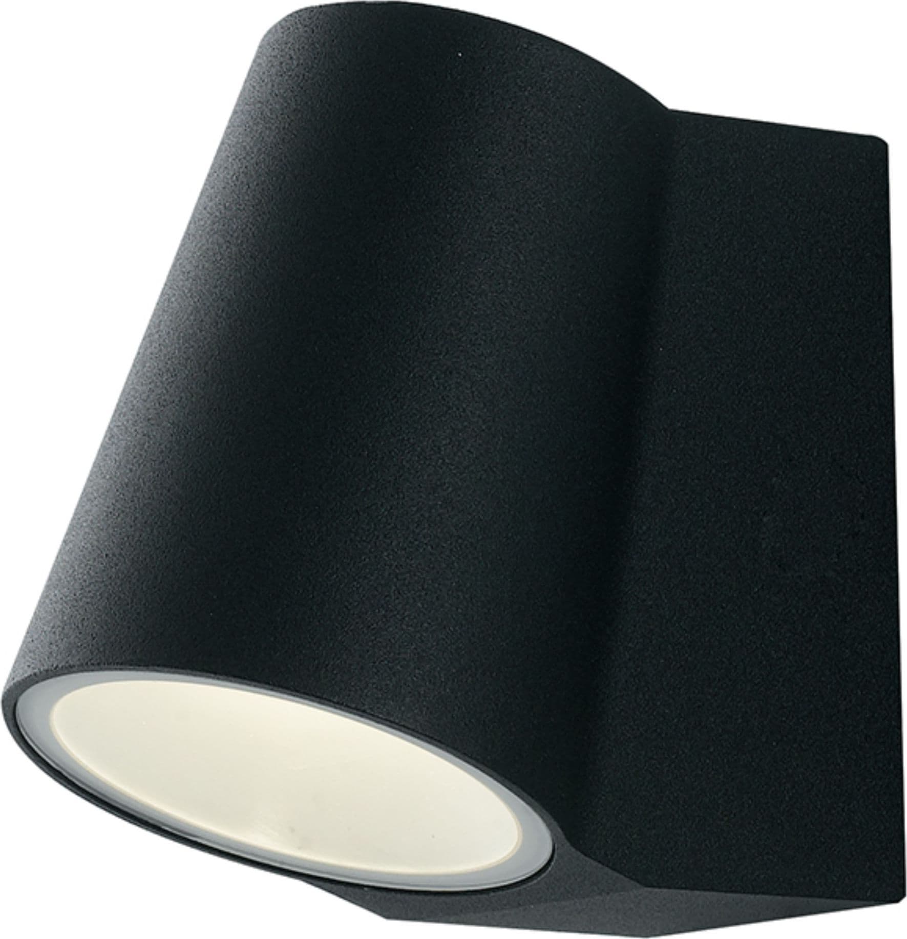 Applique da parete per esterno 6W a led nera Zark