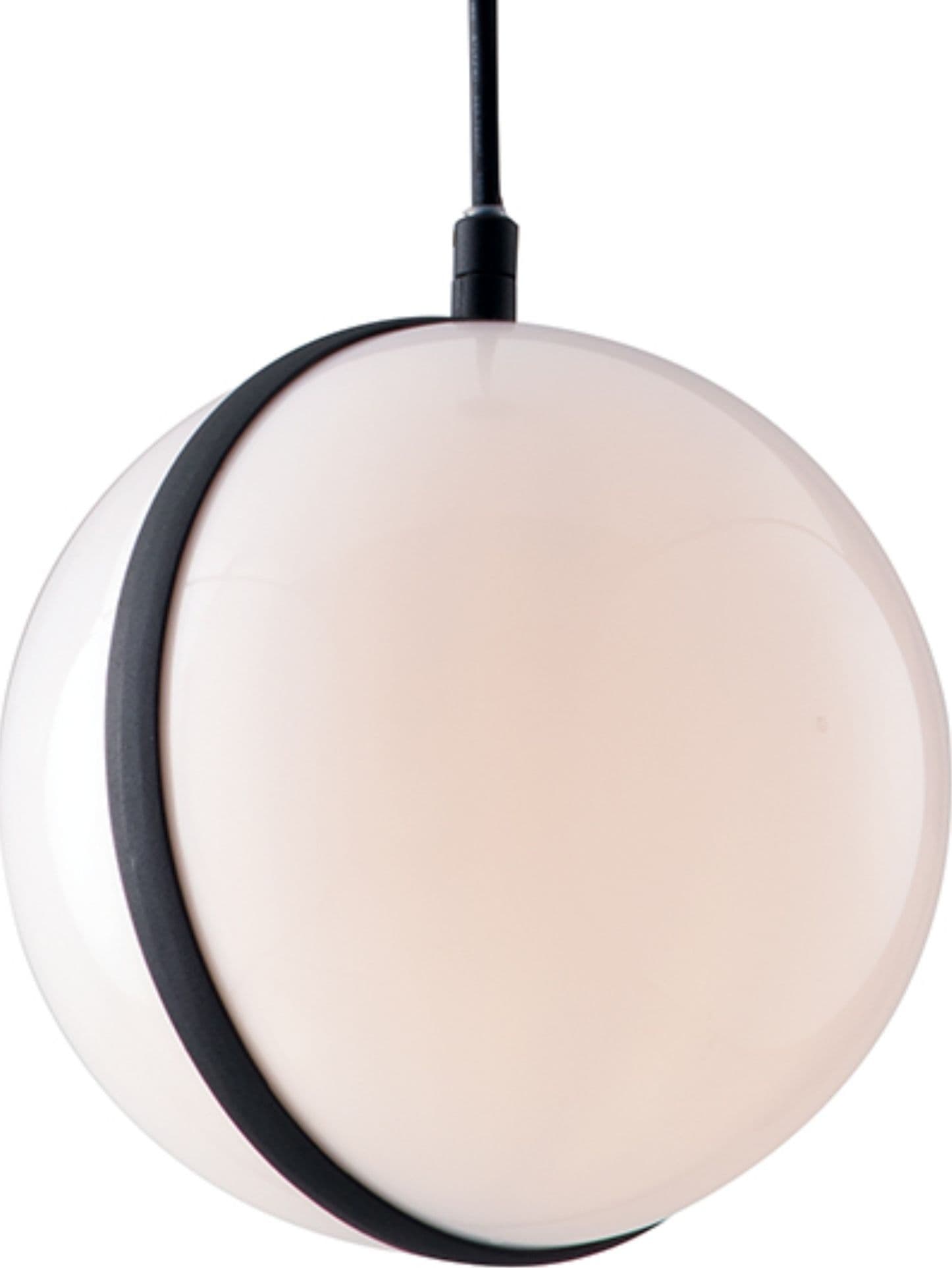 Lampadario a sospensione 60W E27 nero Orb - 3