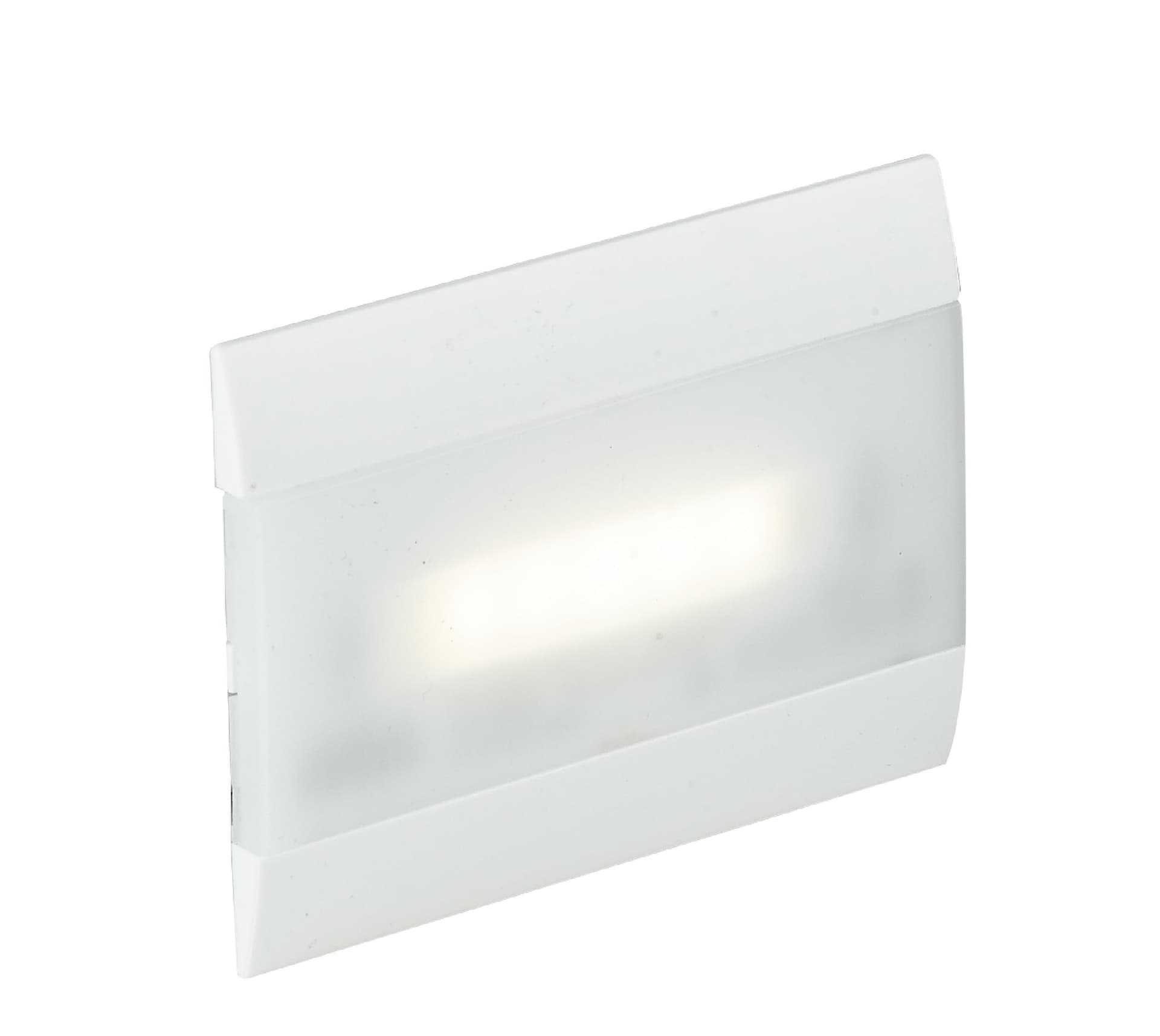 Lampada di emergenza ad incasso HELP batteria Ni Cd cassetta di derivazione 503