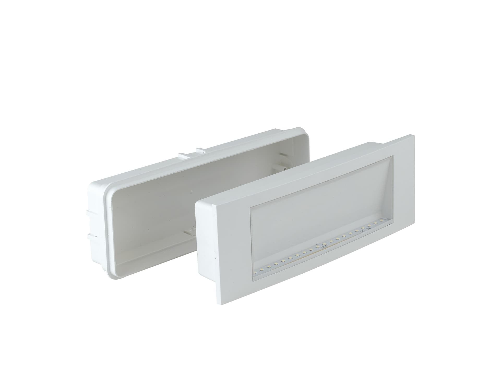 Lampada di emergenza HELP batteria Ni-Cd  3,6V 4000K bianca 10,1H x 29,2L x 56P cm - 3