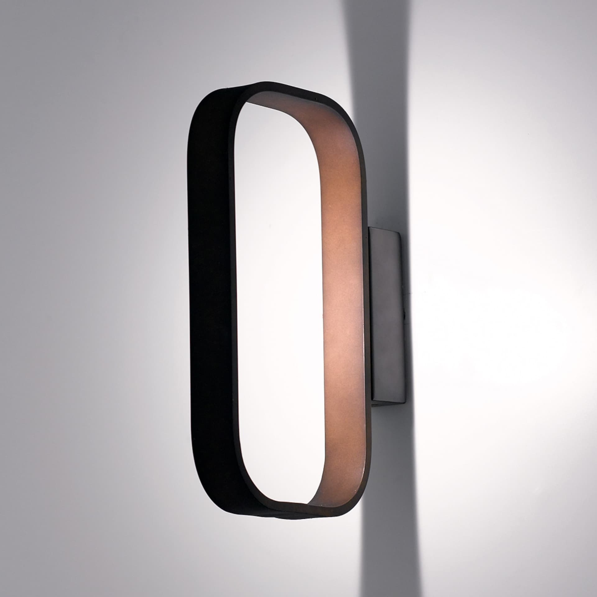 Applique Moderna LED 5W Ovale Marrone - 2