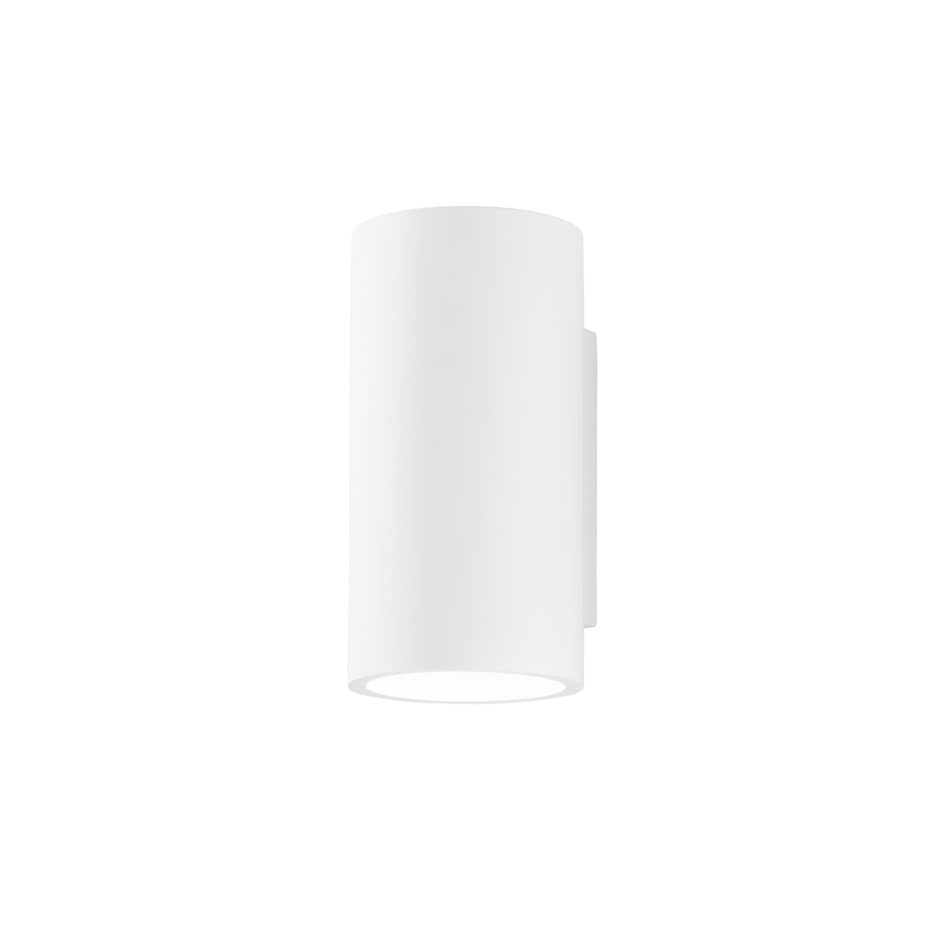 Applique Cilindrica in gesso Verniciabile Doppia emissione Lampada Disponibile in 2 dimensioni 2xGU10 - 3