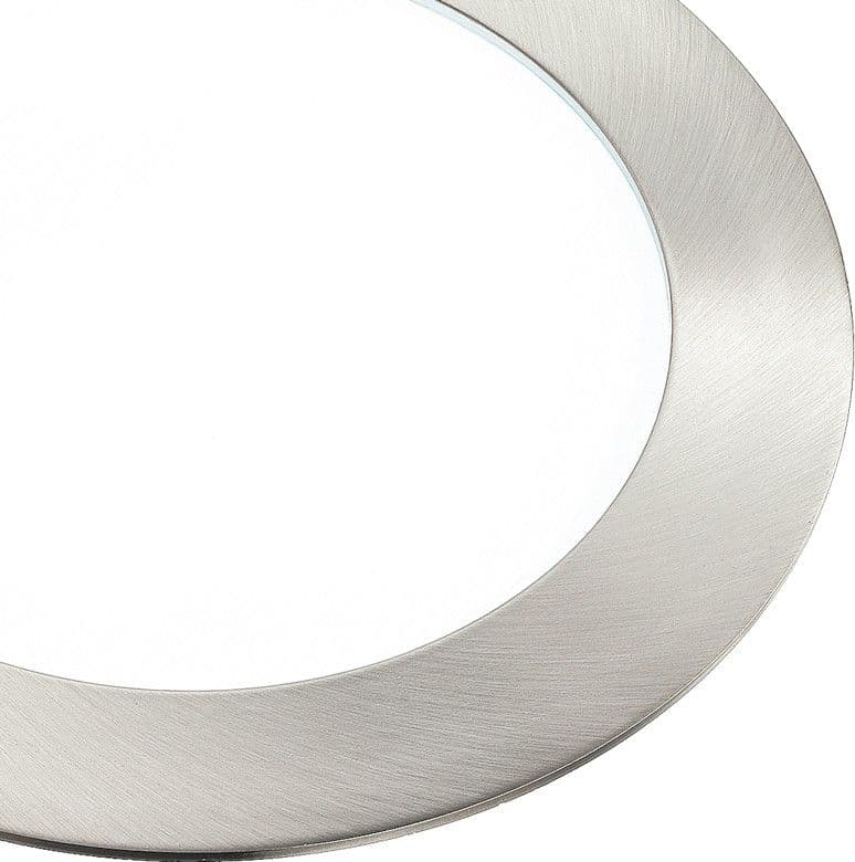 Faretto incasso SLIM tondo soffitto bianco Nikel 24w -4000K - 2