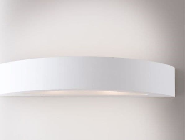 Lampada da Parete In gesso verniciabile Adatta per soggiorni corridoi o camere 2XE14 - 2