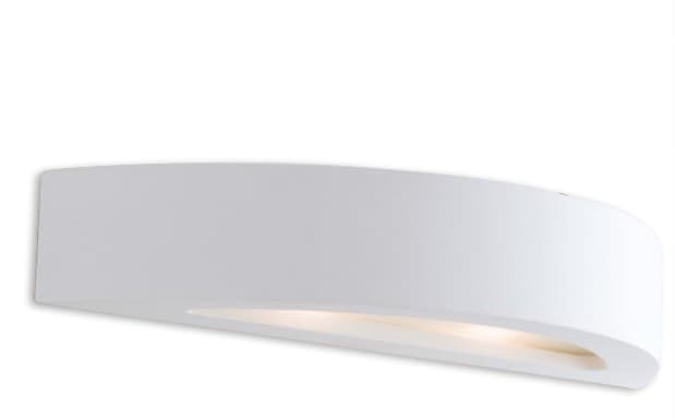 Lampada da Parete In gesso verniciabile Adatta per soggiorni corridoi o camere 2XE14 - 3