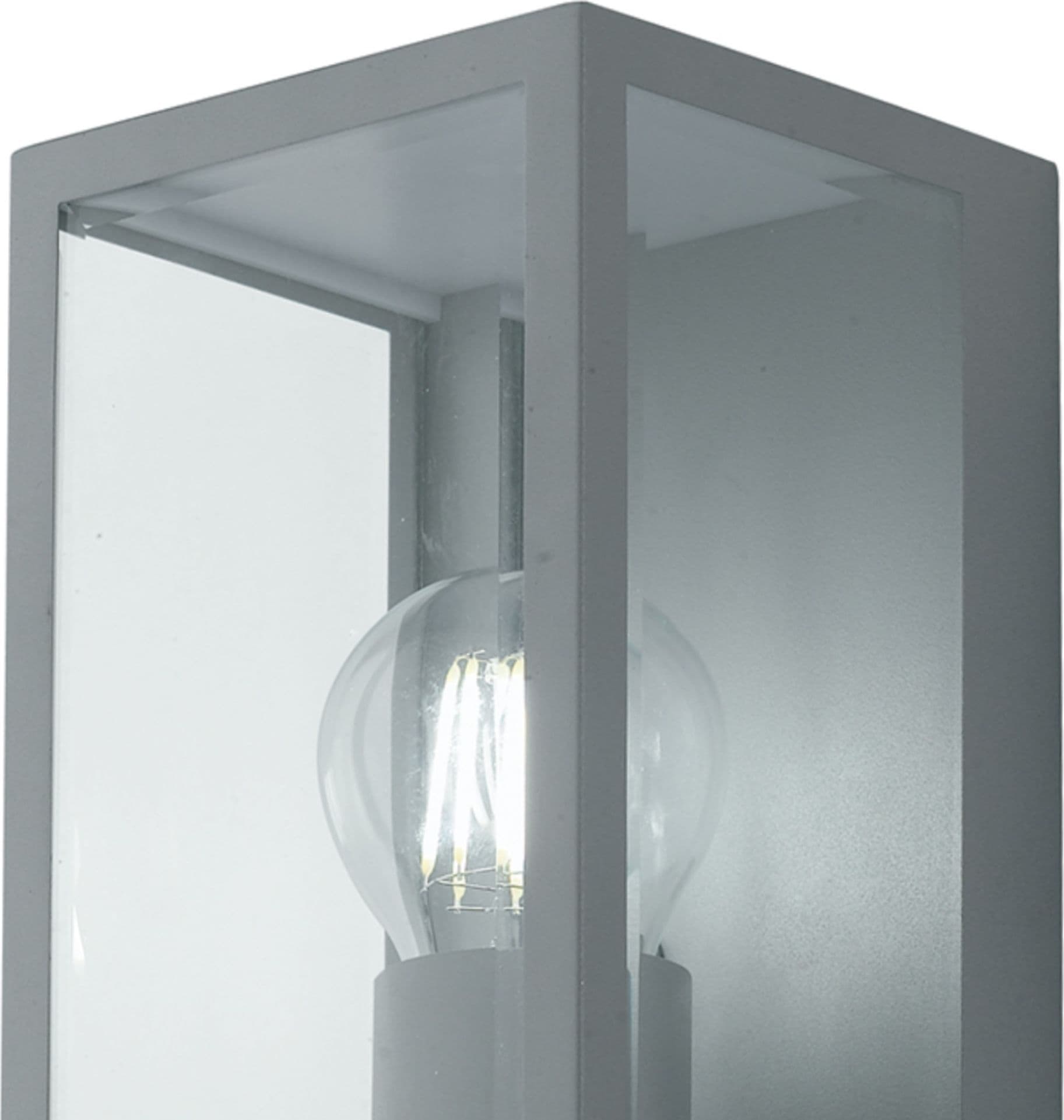Applique da parete per esterno 42w E27 argento Lamp - 3