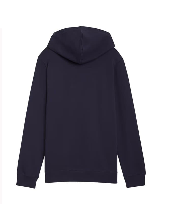Puma Felpa Bambino con Cappuccio – Cotone e Poliestere Riciclato, Vestibilità Regolare, Tasca Marsupio Blu - 2