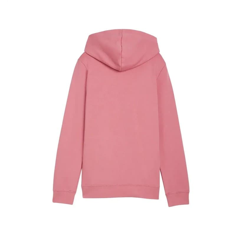 Puma Felpa Bambino con Cappuccio – Cotone e Poliestere Riciclato, Vestibilità Regolare, Tasca Marsupio Rosa - 2