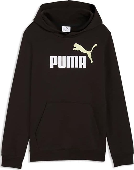 Puma Felpa Bambino con Cappuccio – Vestibilità Regolare, Tasca Marsupio PUMA Black-Apple Spritz - 2