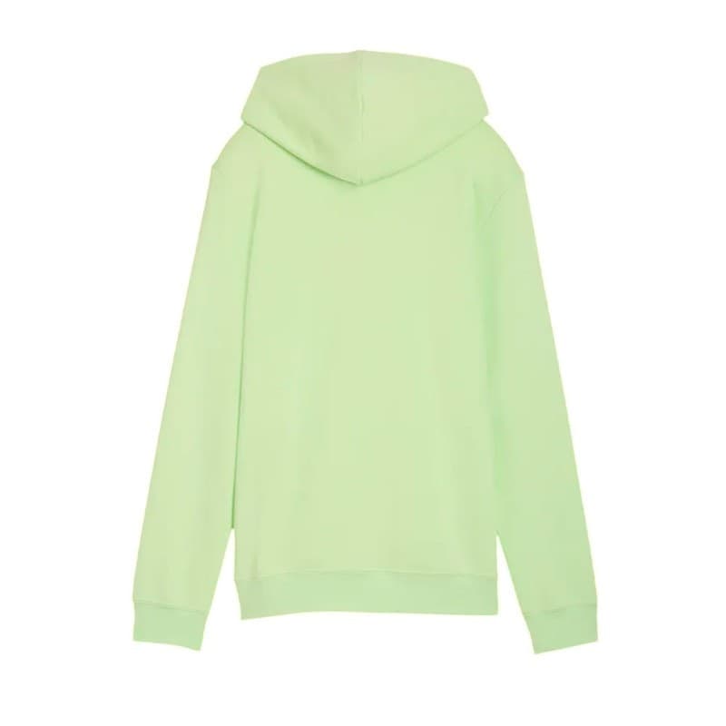 Puma Felpa Bambino con Cappuccio – Cotone e Poliestere Riciclato, Vestibilità Regolare, Tasca Marsupio Verde - 2