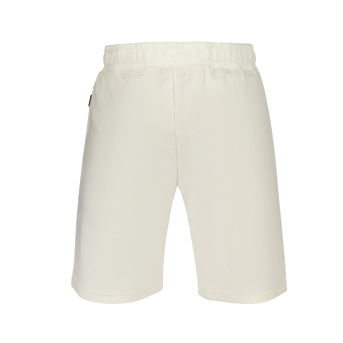 Pantaloncini Uomo Fila Valsera Logo Sweat Shorts, Shorts Sportivi in Cotone French Terry, Regular Fit Egret - 2