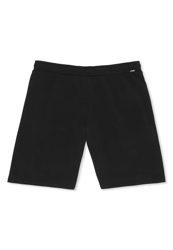 Pantaloncini Uomo Fila Valiversi Graphic Sweat Short Neri, Shorts Sportivi Casual Regular Fit Nero - 2