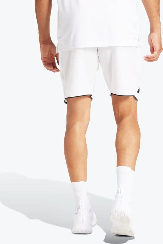Short Adidas Club Tennis Uomo CLIMACOOL in Poliestere Riciclato Bianco - 2