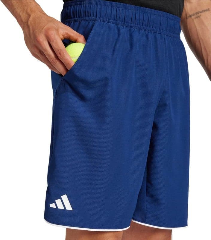 Short Adidas Club Tennis Uomo CLIMACOOL in Poliestere Riciclato Blu - 2