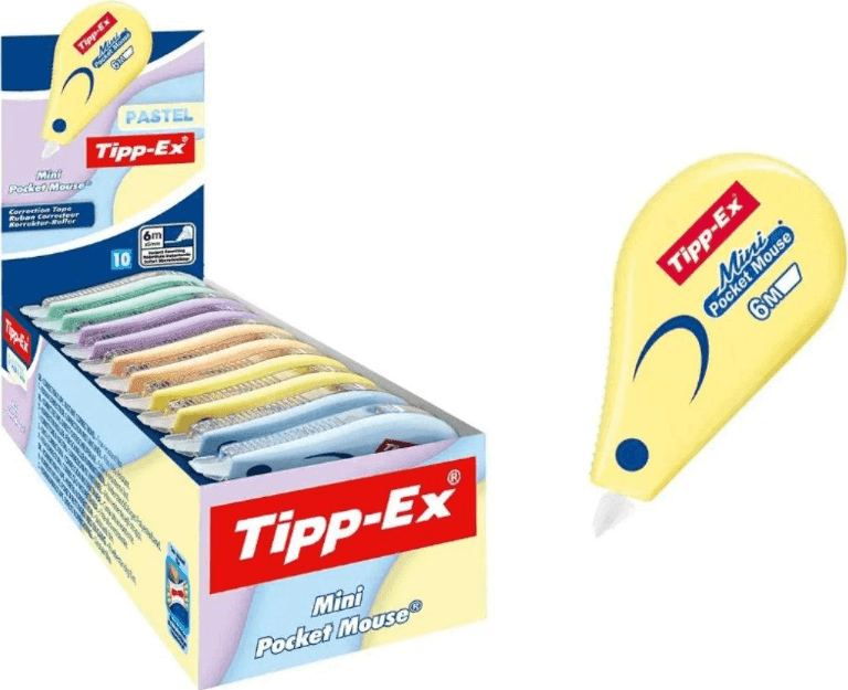 Tipp-ex - Correttore pastel mini pocket 6 m conf.10 colori assortiti