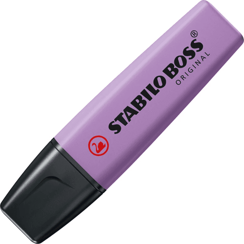 Stabilo - Evidenziatori Stabilo Boss Nature Colors Wildflowers Edition 2-5 mm - giglio viola - 70/162