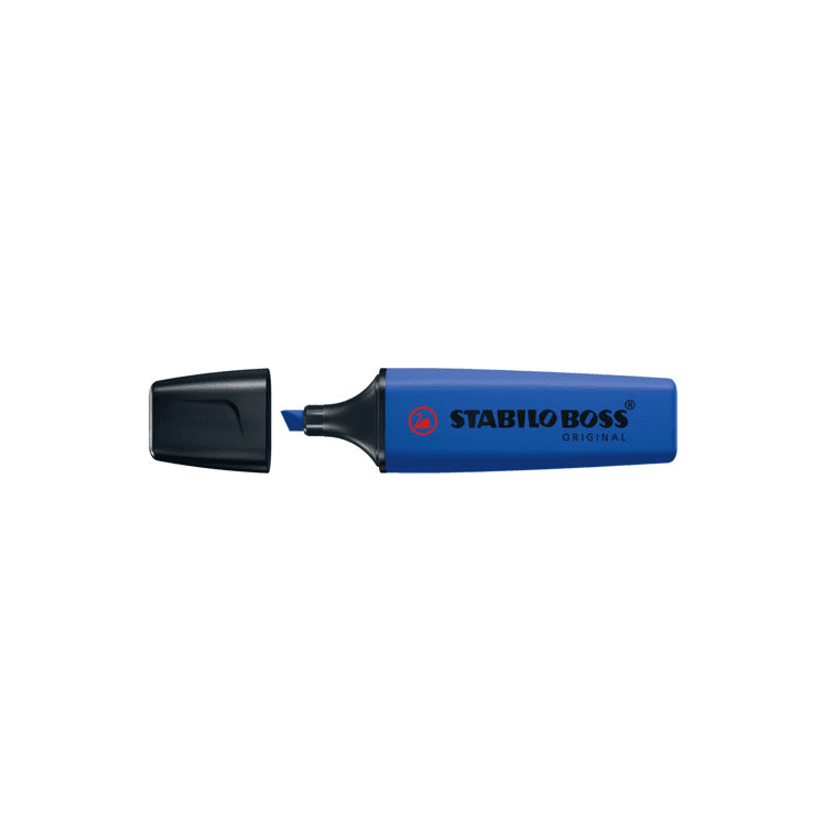Stabilo - Evidenziatori Stabilo Boss Nature Colors Wildflowers Edition 2-5 mm - blu elettrico - 70/132 - 2