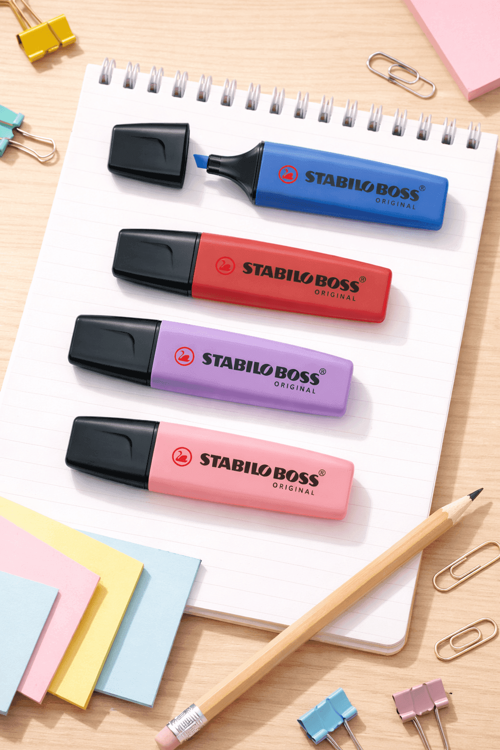 Stabilo - Evidenziatori Stabilo Boss Nature Colors Wildflowers Edition 2-5 mm - blu elettrico - 70/132 - 3