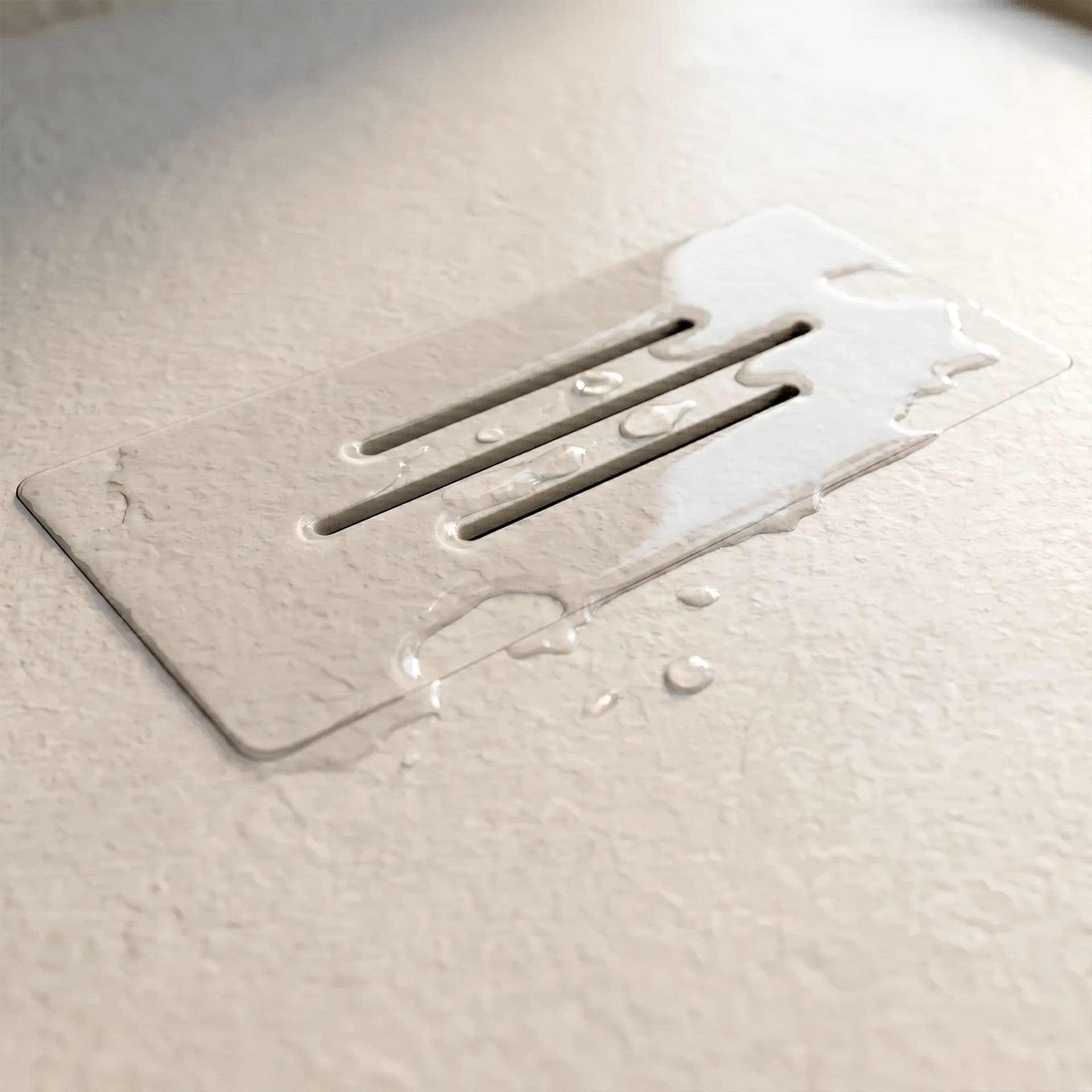 Piatto doccia in marmoresina Bianco effetto pietra cemento MAKA - 4