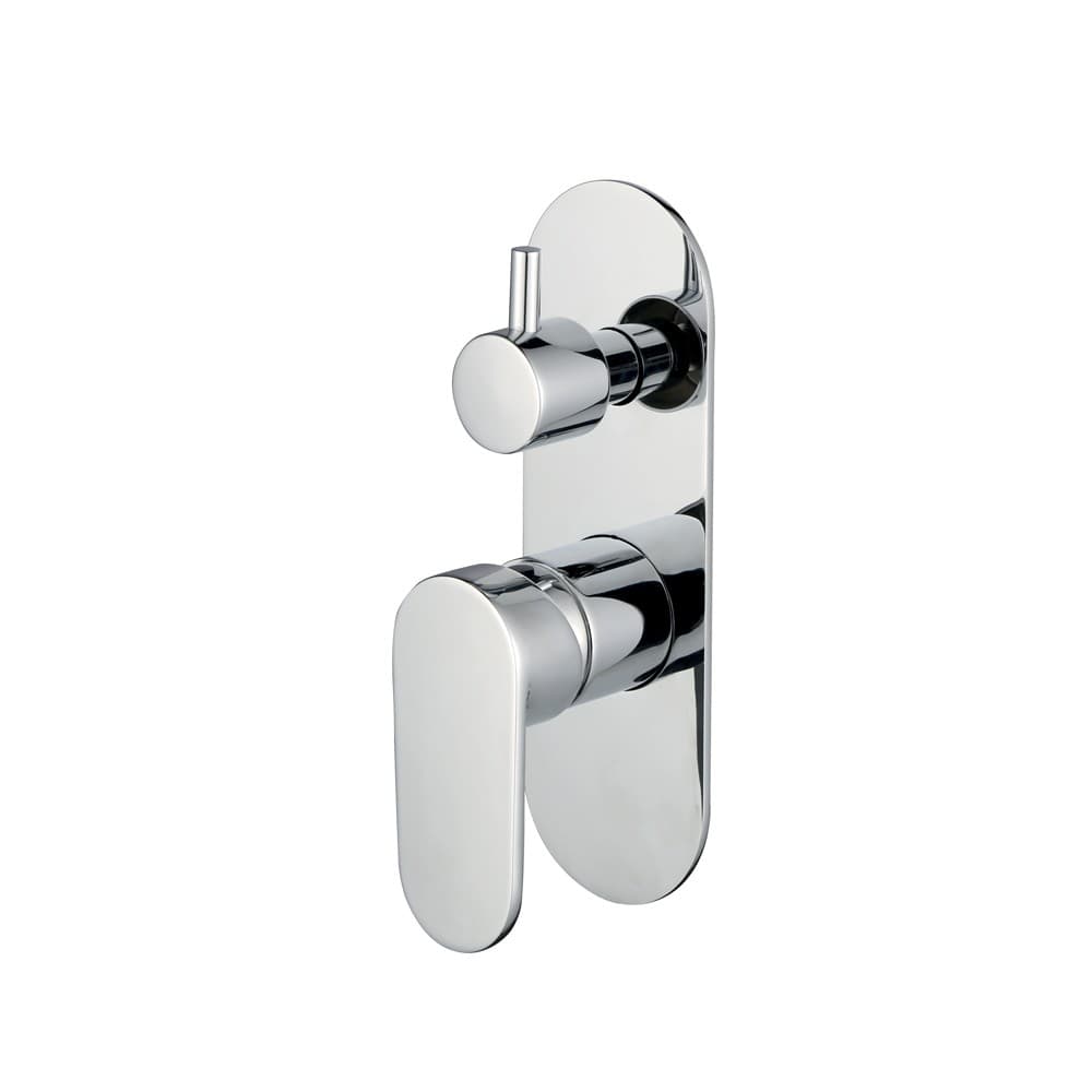 OGOMONDO Miscelatore Incasso Doccia 007 in Ottone Cromato con Deviatore - 3