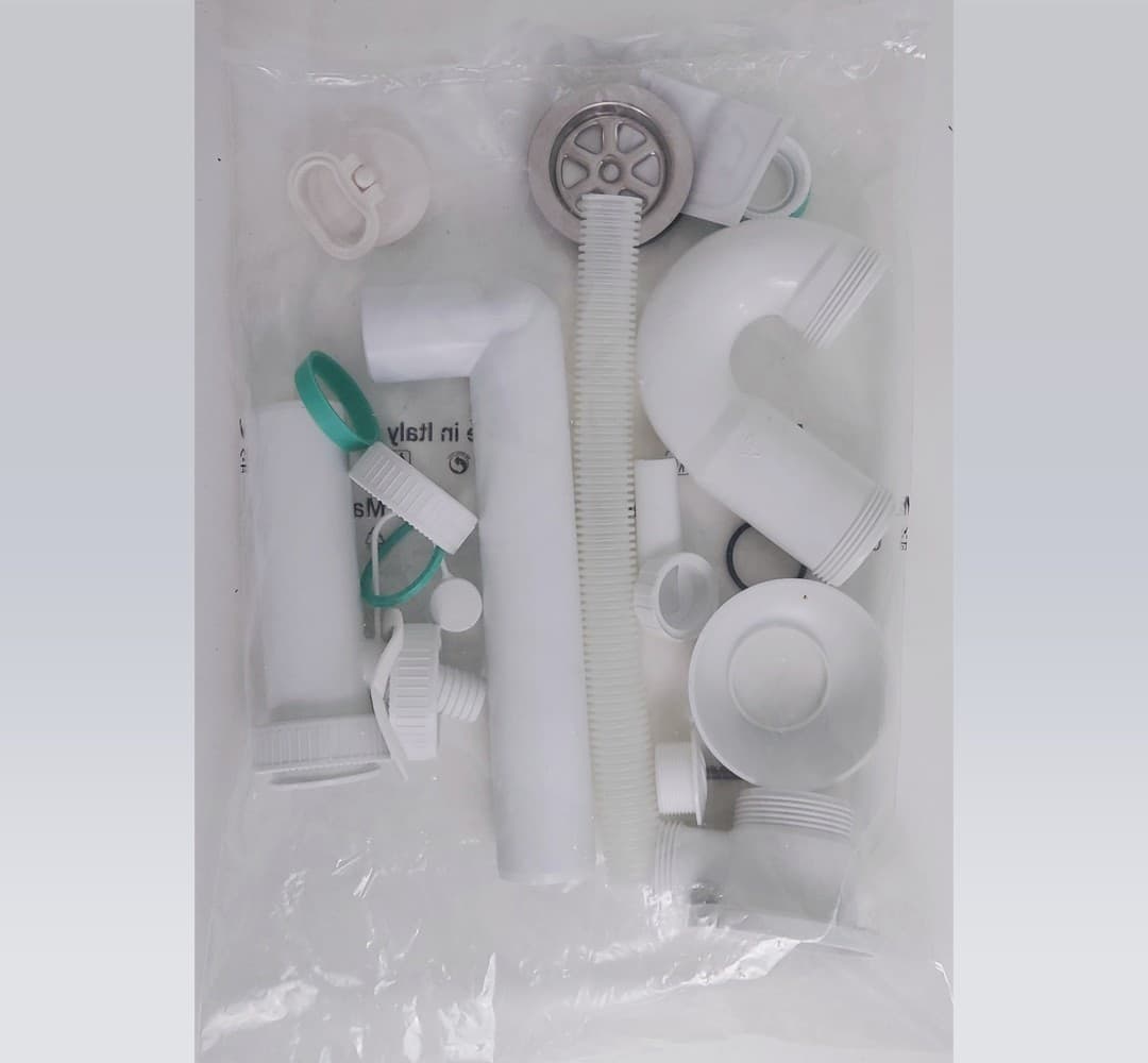 Ellemmeci Lavatoio Bianco con Doppia Anta Collezione Medusa 60x50 cm - 7