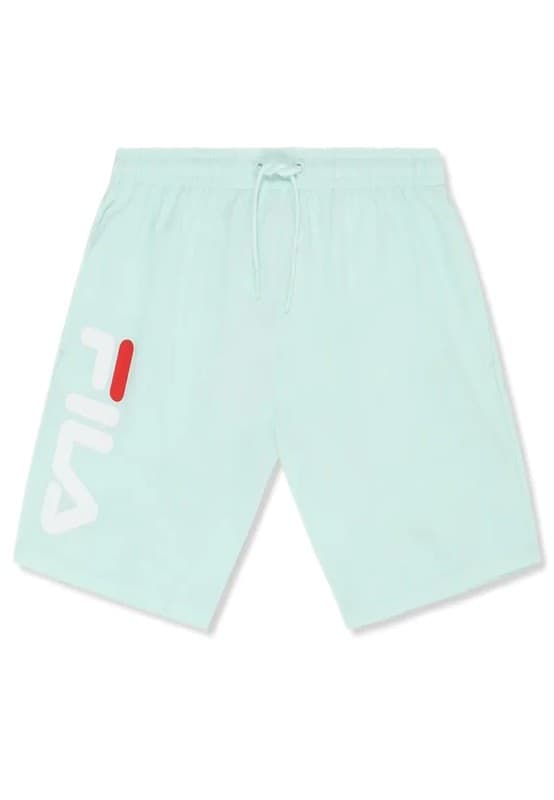 Costume da Bagno Uomo Fila Caravello, Boxer Mare con Logo, Pantaloncino Piscina Regular Fit Verde - 3