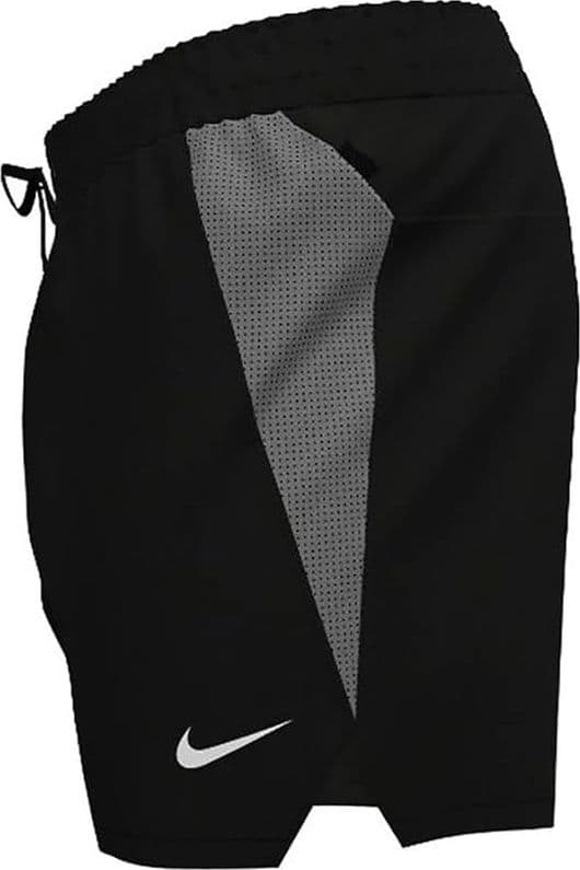 Nike Swim Contend Solid Essentials 5" Volley  Nero-Grigio– Costume Mare Uomo Dri-FIT - 2