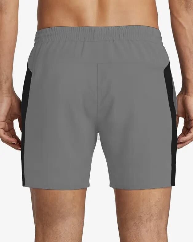 Nike Swim Contend Solid Essentials 5" Volley  Grigio-Nero– Costume Mare Uomo Dri-FIT - 3
