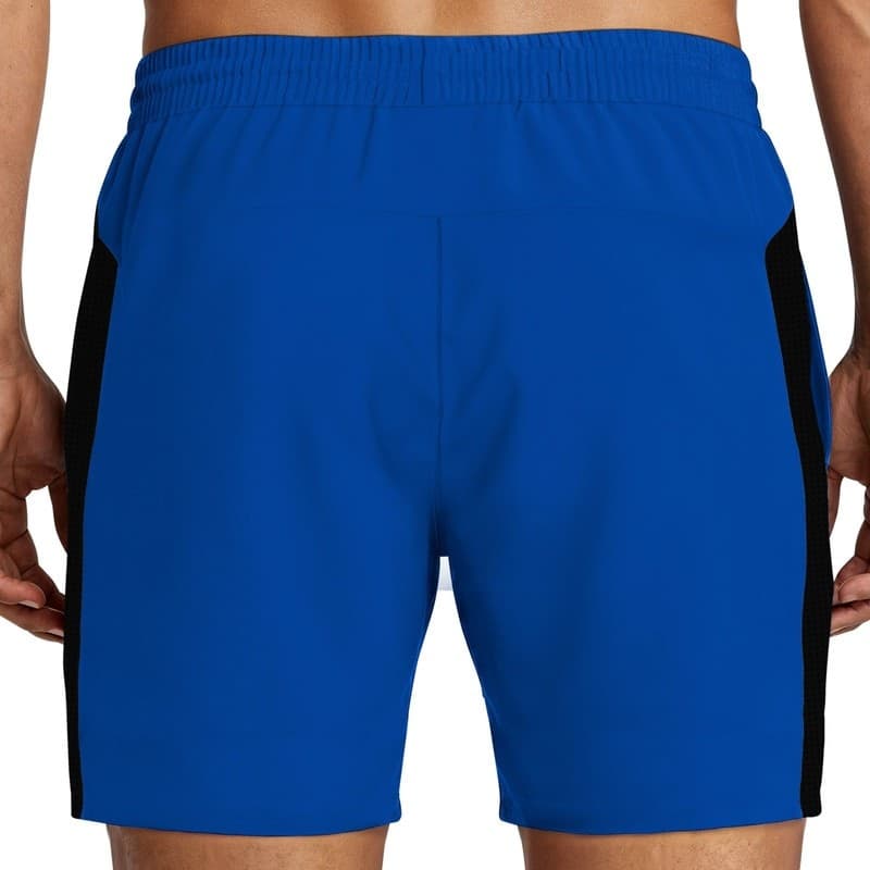 Nike Swim Contend Solid Essentials 5" Volley  Blu-Nero– Costume Mare Uomo Dri-FIT - 2