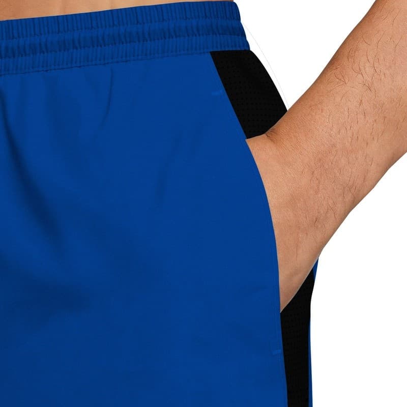Nike Swim Contend Solid Essentials 5" Volley  Blu-Nero– Costume Mare Uomo Dri-FIT - 3