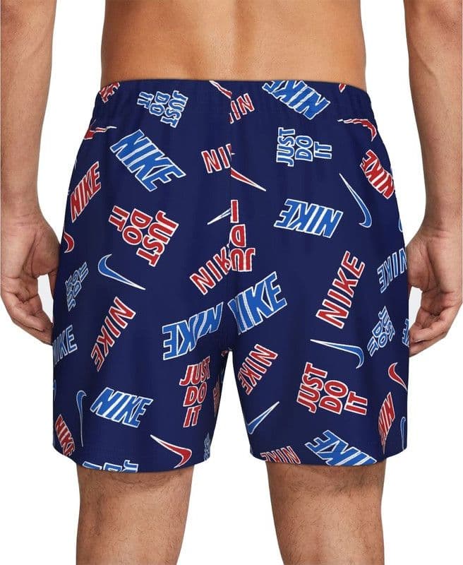 Nike Swim Breaker Multi Print 5" Volley Short Blue – Costume Mare Unisex - 2