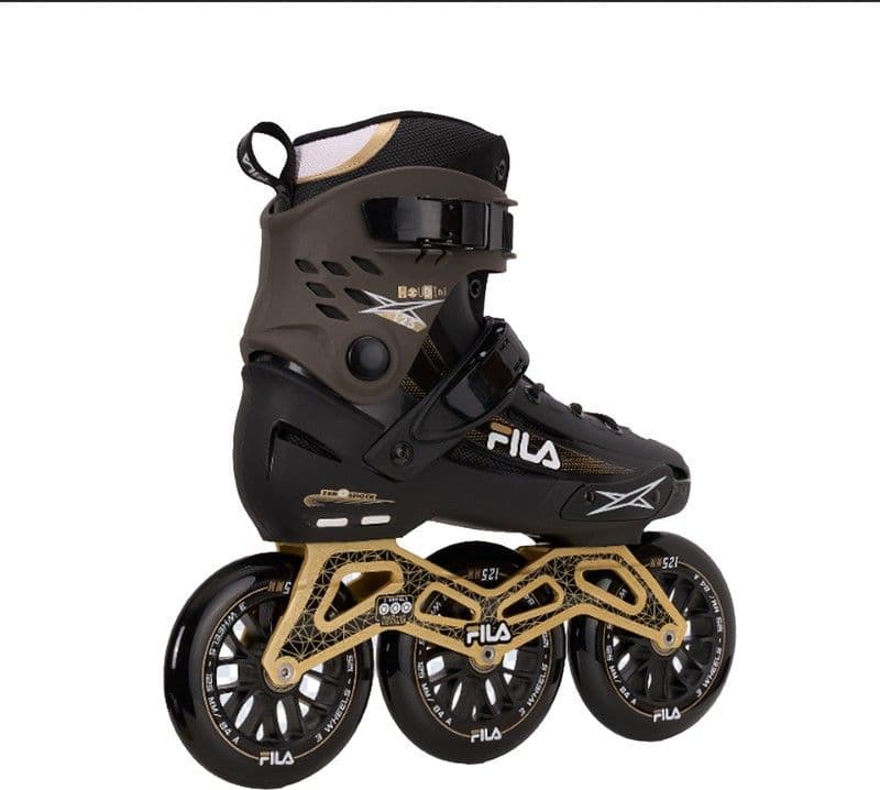 Pattini Inline FILA Houdini 125 Nero/Oro – 3 Ruote 125 mm ABEC 9 Performance - 2