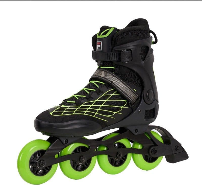 Pattini Inline Uomo FILA GHIBLI 90 – Comfort, Velocità e Ventilazione Air Flow Black/Lime