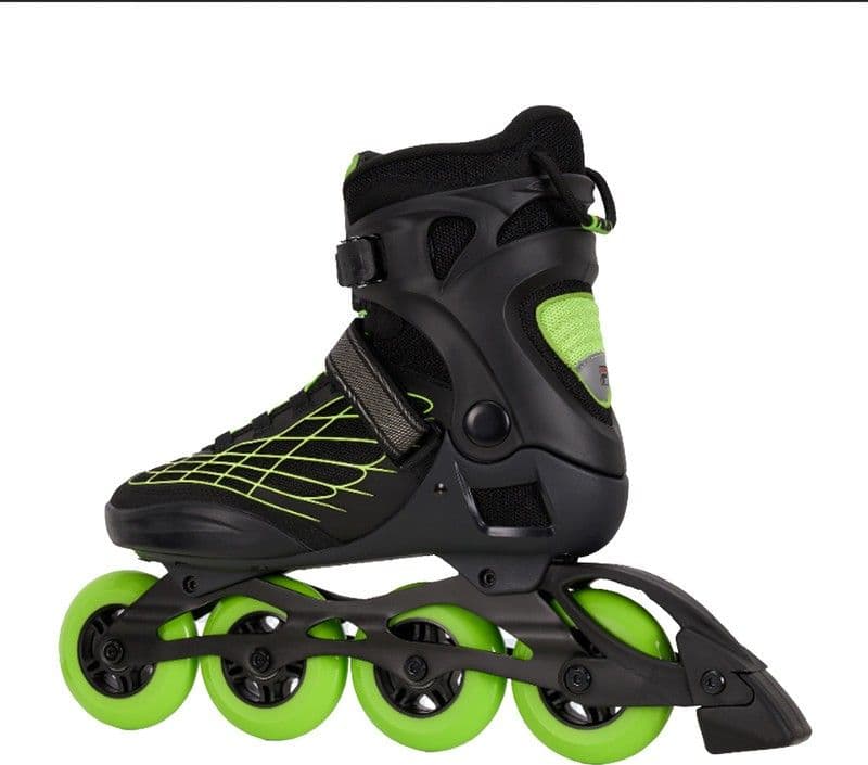 Pattini Inline Uomo FILA GHIBLI 90 – Comfort, Velocità e Ventilazione Air Flow Black/Lime - 3