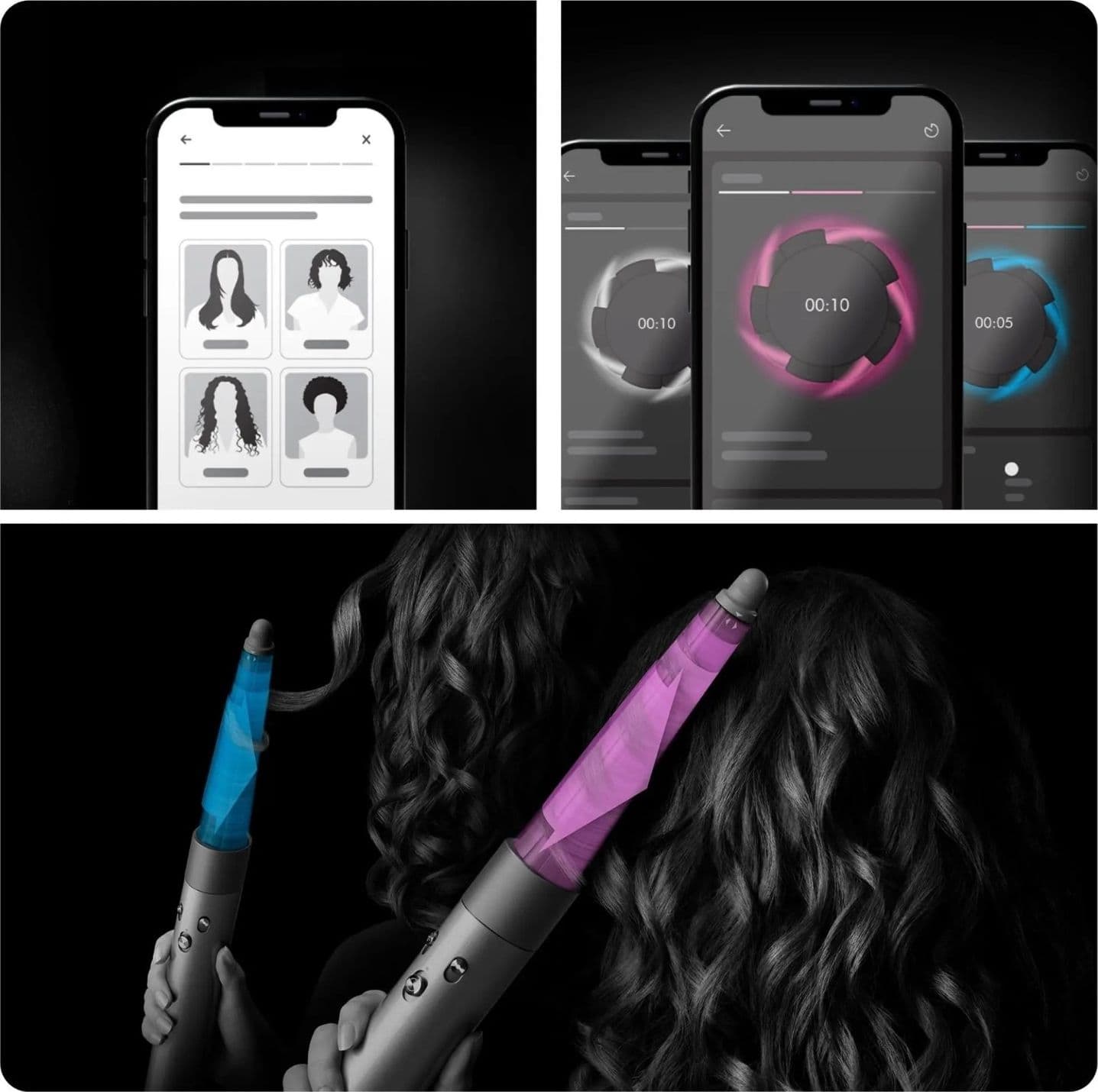 Dyson Airwrap i.d. Multistyler Caldo Nero, Rosa 1300 W 2,68 m - 2